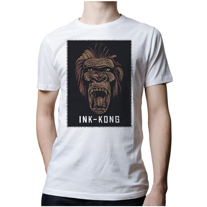 Ropa: Playera Unisex Mono Ink Kong Animales Personajes