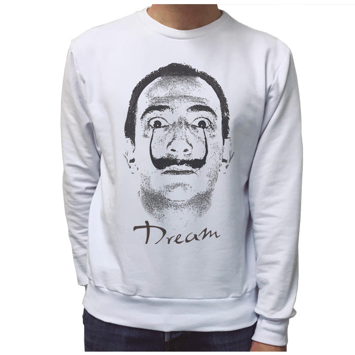 Ropa: Sudadera Unisex Dalí y otros personajes Personajes Frases