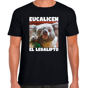 Ropa: Playera Unisex diseño de pachecos, 420, legalicen, eucalipto, koala, drogado Ilustracion Humor