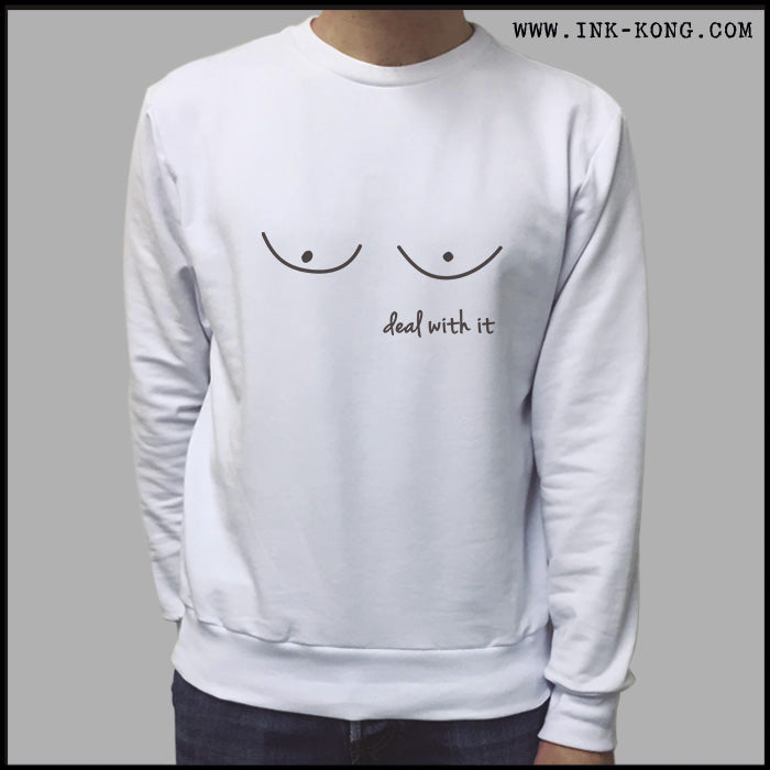 Ropa: Sudadera Unisex Diseños de Free The Nipple e Igualdad de género Ilustración Frases