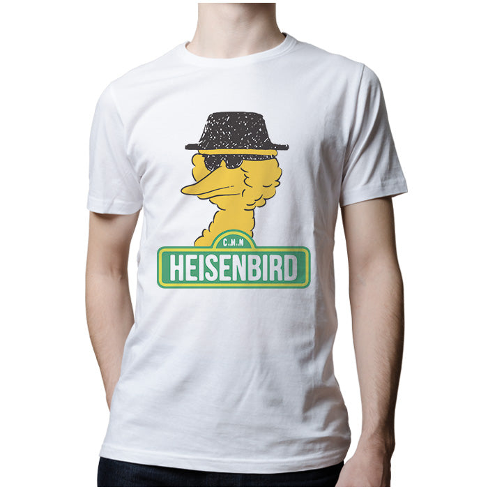 Ropa: Playera Unisex Breaking Bad y Big Bird Humor Tv y Cine