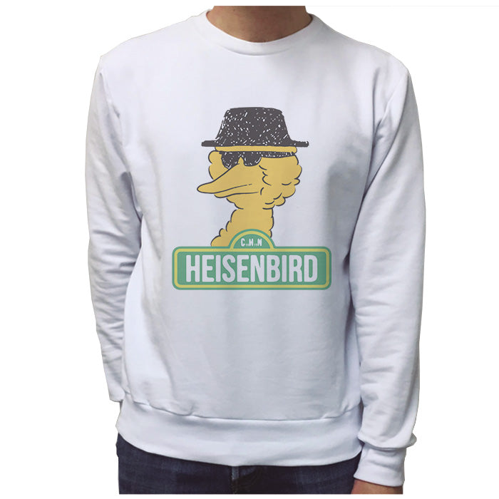 Ropa: Sudadera Unisex Breaking Bad y Big Bird Humor Tv y Cine