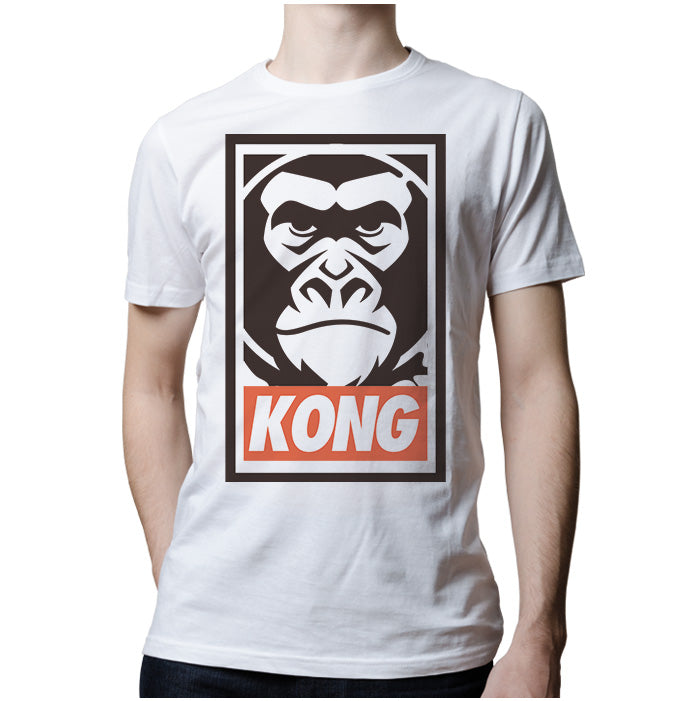 Ropa: Playera Unisex Ink-Kong (Obey Style) Moda Ilustración